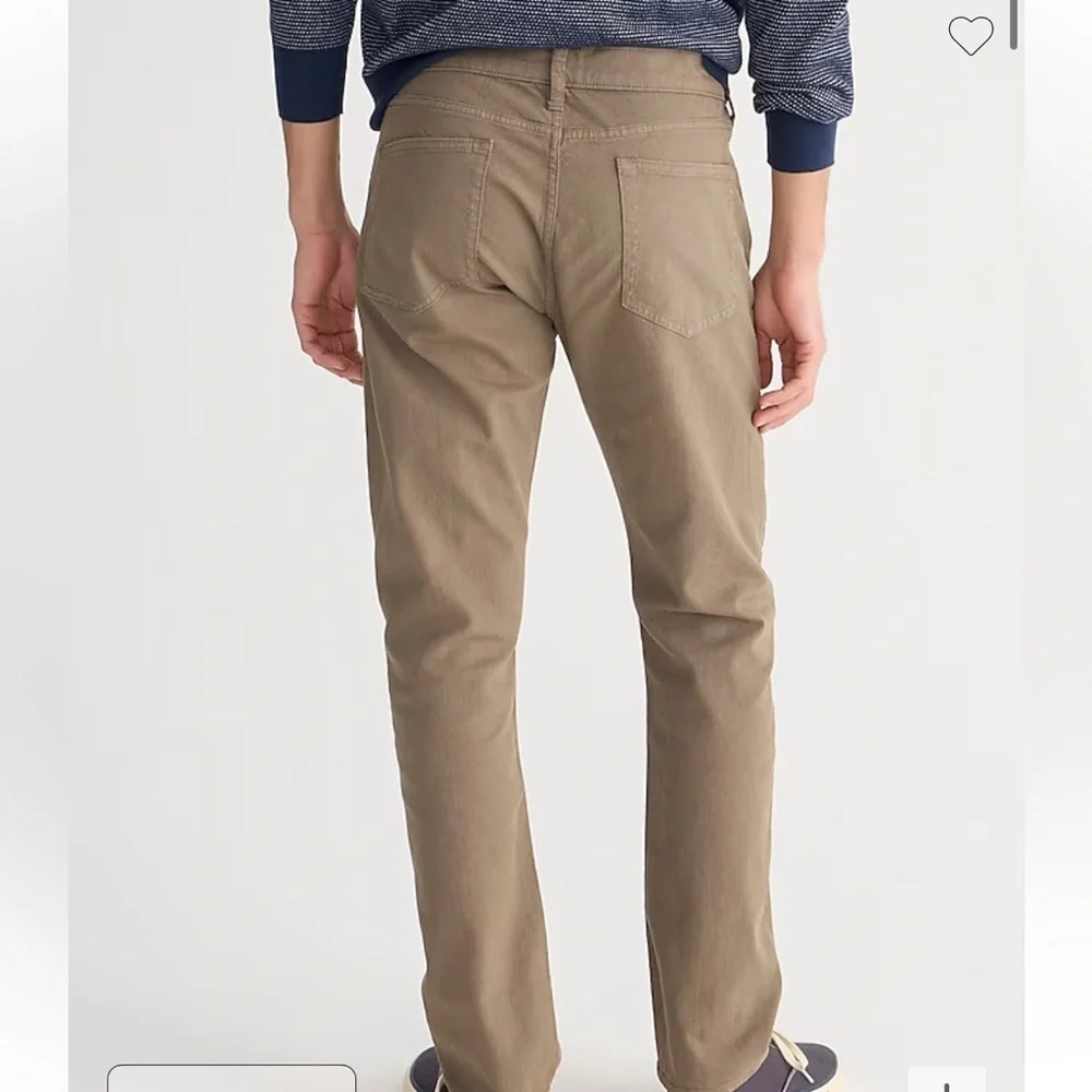 J crew 484 slim fit garment dyed five pocket pants vintage dill